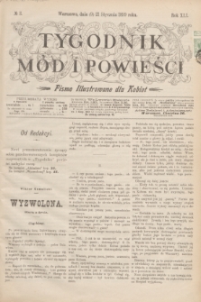 Tygodnik Mód i Powieści : pismo illustrowane dla kobiet. R.41, № 3 (21 stycznia 1899)