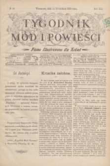 Tygodnik Mód i Powieści : pismo illustrowane dla kobiet. R.41, № 50 (16 grudnia 1899)