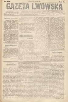 Gazeta Lwowska. 1881, nr 291