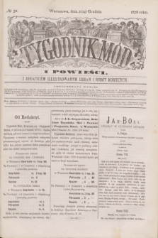 Tygodnik Mód i Powieści : z dodatkiem illustrowanym ubrań i robót kobiecych. 1878, № 50 (14 grudnia)