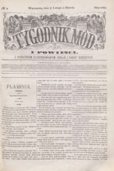 Tygodnik Mód i Powieści : z dodatkiem illustrowanym ubrań i robót kobiecych. 1879, № 9 (1 marca) + dod. + wkładka