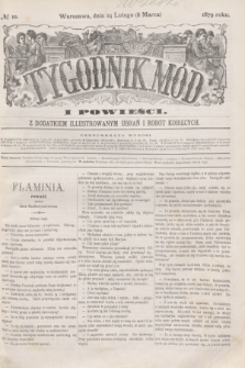 Tygodnik Mód i Powieści : z dodatkiem illustrowanym ubrań i robót kobiecych. 1879, № 10 (8 marca) + dod.
