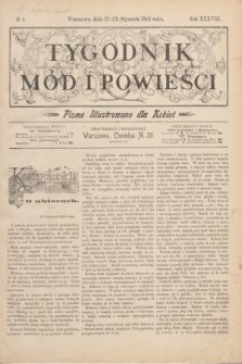 Tygodnik Mód i Powieści : pismo illustrowane dla kobiet. R.38, № 4 (25 stycznia 1896)