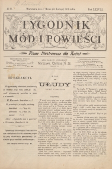 Tygodnik Mód i Powieści : pismo illustrowane dla kobiet. R.38, № 10 (7 marca 1896)