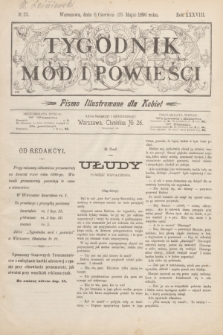 Tygodnik Mód i Powieści : pismo illustrowane dla kobiet. R.38, № 23 (6 czerwca 1896)