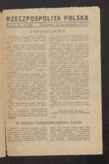 Rzeczpospolita Polska. R.2, nr 18 (14 października 1942) = nr 48
