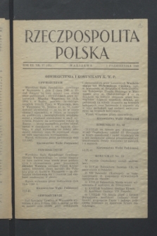 Rzeczpospolita Polska. R.3, nr 17 (1 października 1943) = nr 68