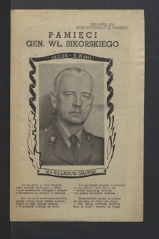 Rzeczpospolita Polska. R.3, Pamięci Gen. Wł. Sikorskiego (1943)