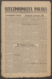 Rzeczpospolita Polska. R.4, nr 41 (30 sierpnia 1944) = nr 113