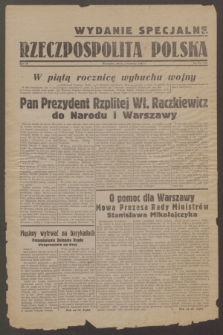 Rzeczpospolita Polska. R.4, nr 44 (2 września 1944) = nr 116