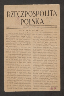 Rzeczpospolita Polska. R.5, nr 4 (20 maja 1945) = nr 157