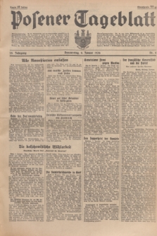 Posener Tageblatt. Jg.75, Nr. 6 (9 Januar 1936) + dod.