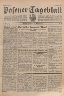 Posener Tageblatt. Jg.75, Nr. 20 (25 Januar 1936) + dod.