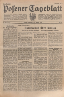 Posener Tageblatt. Jg.75, Nr. 21 (26 Januar 1936) + dod.