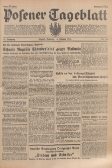 Posener Tageblatt. Jg.75, Nr. 39 (16 Februar 1936) + dod.