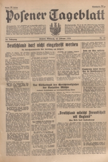 Posener Tageblatt. Jg.75, Nr. 47 (26 Februar 1936) + dod.