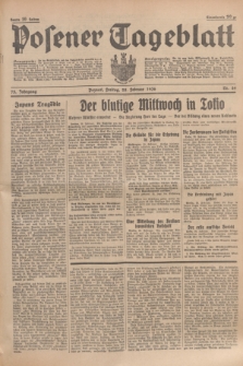 Posener Tageblatt. Jg.75, Nr. 49 (28 Februar 1936) + dod.