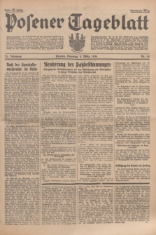Posener Tageblatt. Jg.75, Nr. 52 (3 März 1936) + dod.
