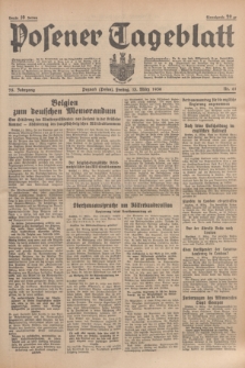 Posener Tageblatt. Jg.75, Nr. 61 (13 März 1936) + dod.