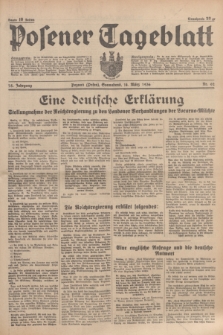 Posener Tageblatt. Jg.75, Nr. 62 (14 März 1936) + dod.