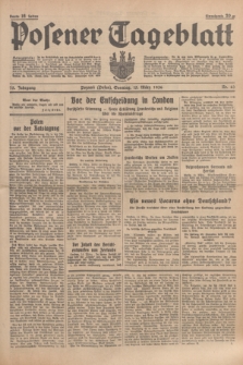 Posener Tageblatt. Jg.75, Nr. 63 (15 März 1936) + dod.