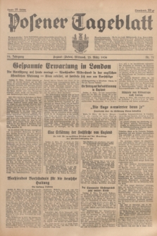 Posener Tageblatt. Jg.75, Nr. 71 (25 März 1936) + dod.