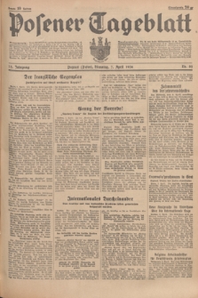Posener Tageblatt. Jg.75, Nr. 82 (7 April 1936) + dod.