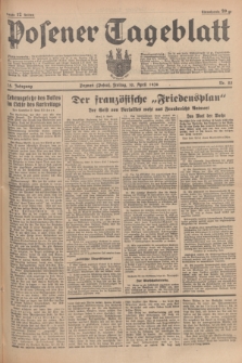 Posener Tageblatt. Jg.75, Nr. 85 (10 April 1936) + dod.