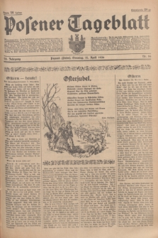 Posener Tageblatt. Jg.75, Nr. 86 (12 April 1936) + dod.