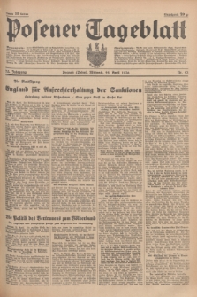 Posener Tageblatt. Jg.75, Nr. 93 (22 April 1936) + dod.