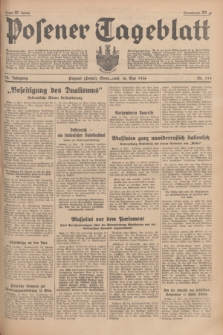 Posener Tageblatt. Jg.75, Nr. 114 (16 Mai 1936) + dod.