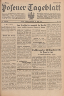 Posener Tageblatt. Jg.75, Nr. 136 (14 Juni 1936) + dod.