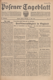 Posener Tageblatt. Jg.75, Nr. 138 (17 Juni 1936) + dod.