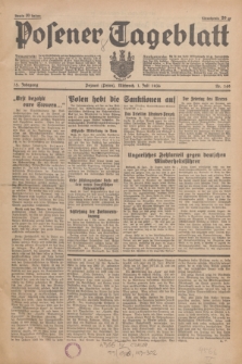 Posener Tageblatt. Jg.75, Nr. 149 (1 Juli 1936) + dod.