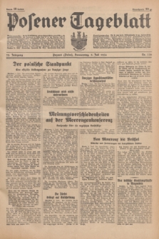 Posener Tageblatt. Jg.75, Nr. 156 (9 Juli 1936) + dod.