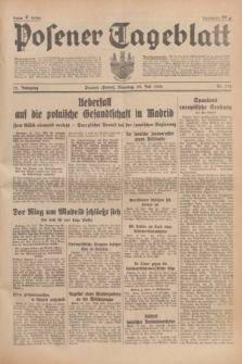 Posener Tageblatt. Jg.75, Nr. 172 (28 Juli 1936) + dod.