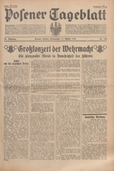 Posener Tageblatt. Jg.75, Nr. 188 (15 August 1936) + dod.