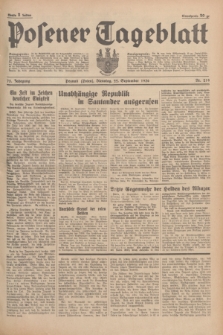 Posener Tageblatt. Jg.75, Nr. 219 (22 September 1936) + dod.