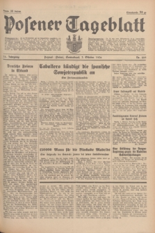 Posener Tageblatt. Jg.75, Nr. 229 (3 Oktober 1936) + dod.