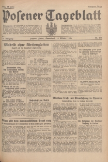 Posener Tageblatt. Jg.75, Nr. 235 (10 Oktober 1936) + dod.