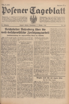 Posener Tageblatt. Jg.75, Nr. 241 (17 Oktober 1936) + dod.