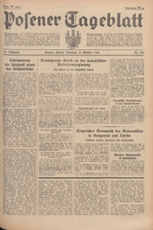 Posener Tageblatt. Jg.75, Nr. 242 (18 Oktober 1936) + dod.