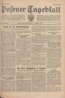 Posener Tageblatt. Jg.75, Nr. 247 (24 Oktober 1936) + dod.