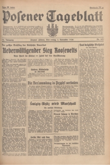 Posener Tageblatt. Jg.75, Nr. 257 (5 November 1936) + dod.