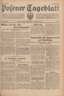 Posener Tageblatt. Jg.75, Nr. 265 (14 November 1936) + dod.