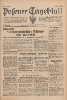 Posener Tageblatt. Jg.75, Nr. 279 (1 Dezember 1936) + dod.