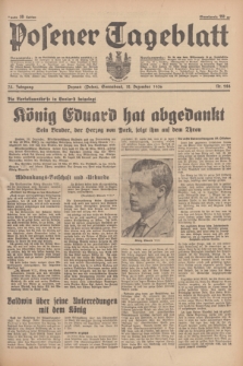 Posener Tageblatt. Jg.75, Nr. 288 (12 Dezember 1936) + dod.