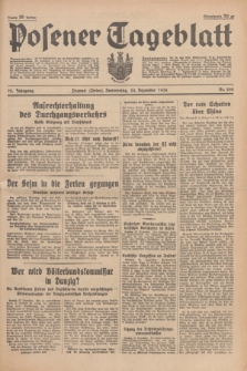 Posener Tageblatt. Jg.75, Nr. 298 (24 Dezember 1936) + dod.