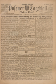 Posener Tageblatt (Posener Warte). Jg.63, Nr. 3 (4 Januar 1924)