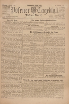 Posener Tageblatt (Posener Warte). Jg.63, Nr. 7 (9 Januar 1924)